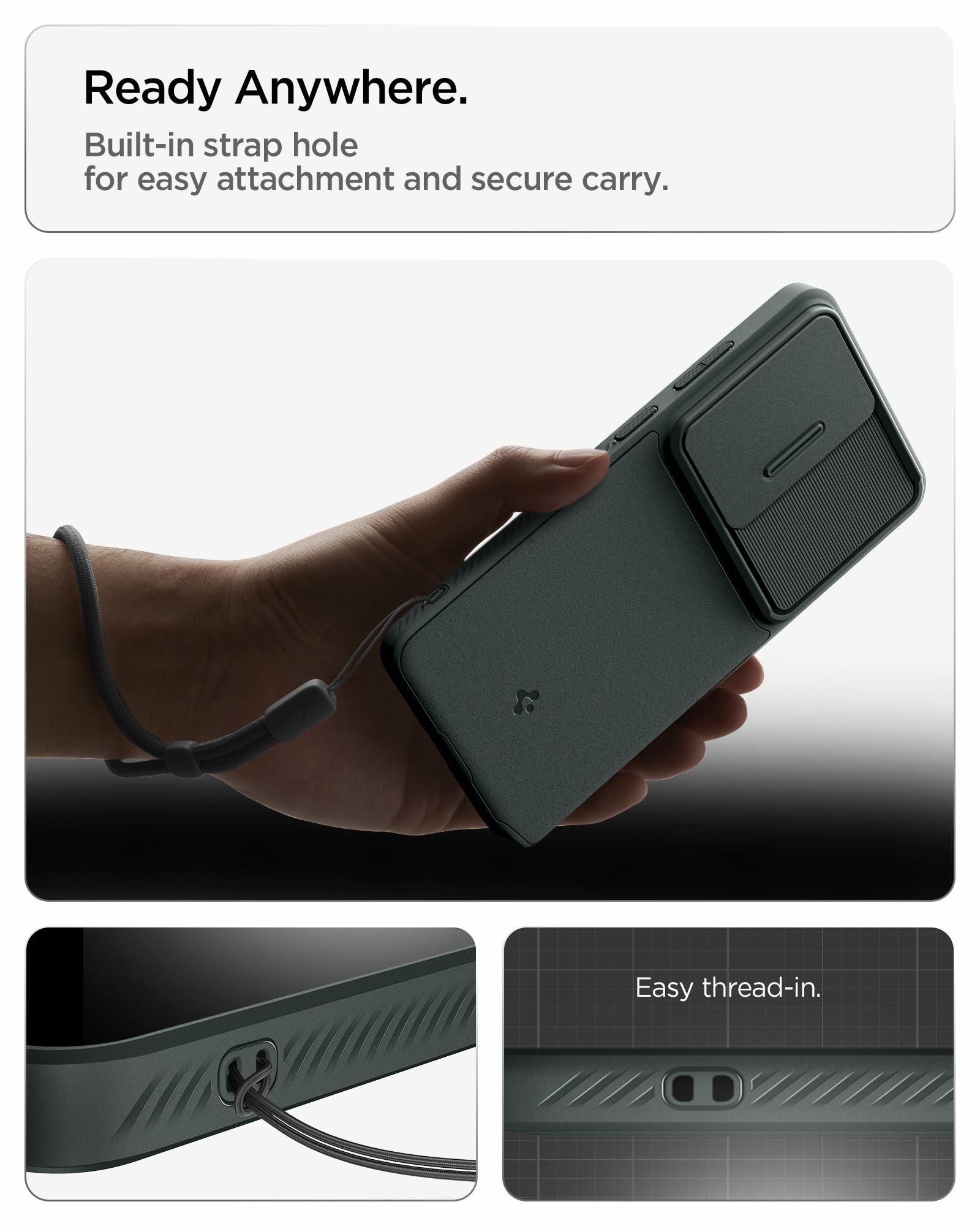 Spigen Optik Armor, abyss green - Samsung Galaxy S26 Ultra (16)