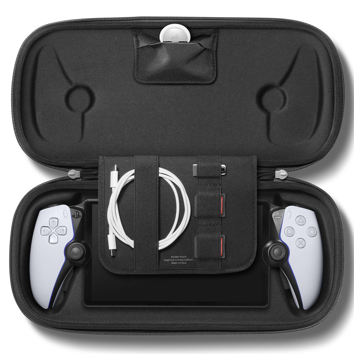 Spigen Klasden Pouch, charcoal gray - Sony PlayStation Portal (7)