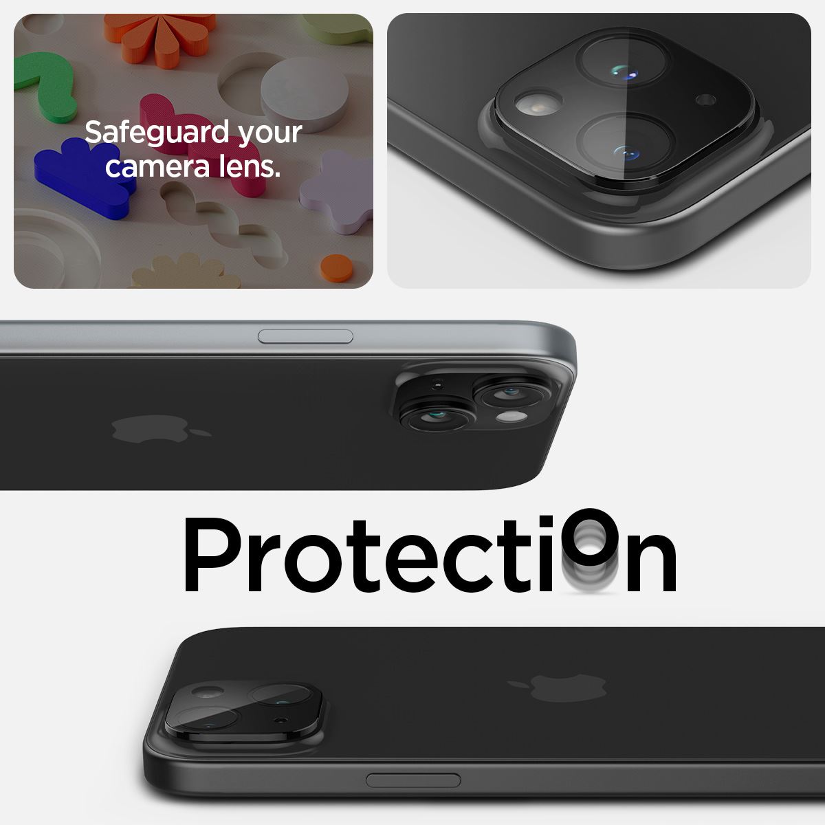 Spigen Glass tR Optik 2 Pack, black - iPhone 15/15 Plus/14/14 Plus (11)