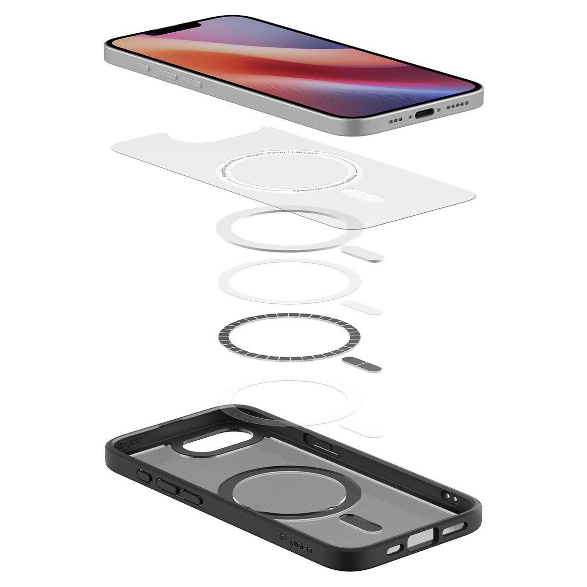 Spigen Ultra Hybrid MagSafe, frost black - iPhone 16e (8)