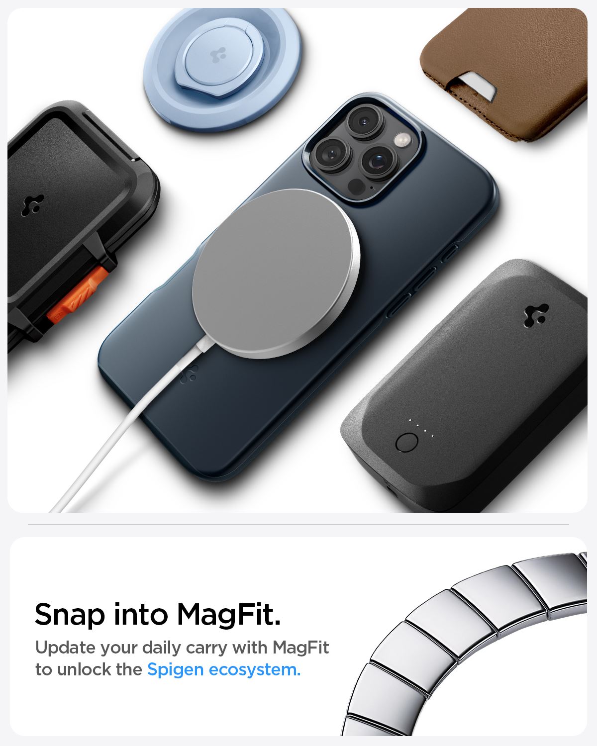 Spigen Thin Fit MagSafe, metal slate - iPhone 16 Pro (12)