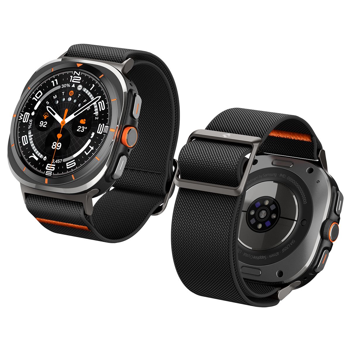 Spigen Lite Fit, black - Samsung Galaxy Watch Ultra (10)