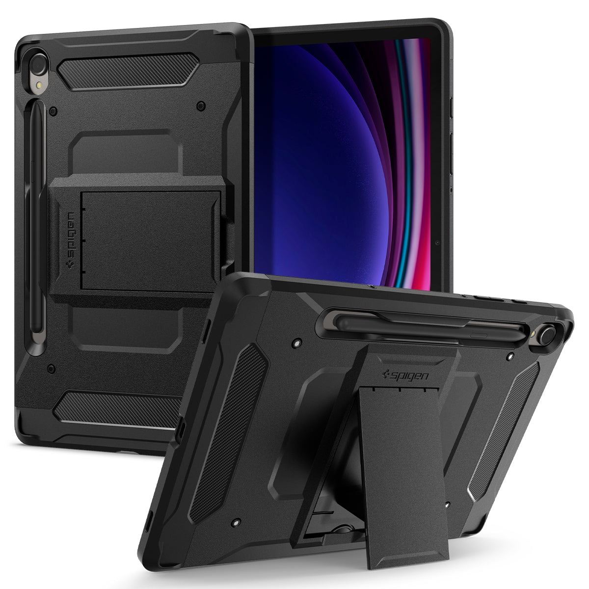 Spigen Tough Armor Pro, black - Samsung Galaxy Tab S9 (1)