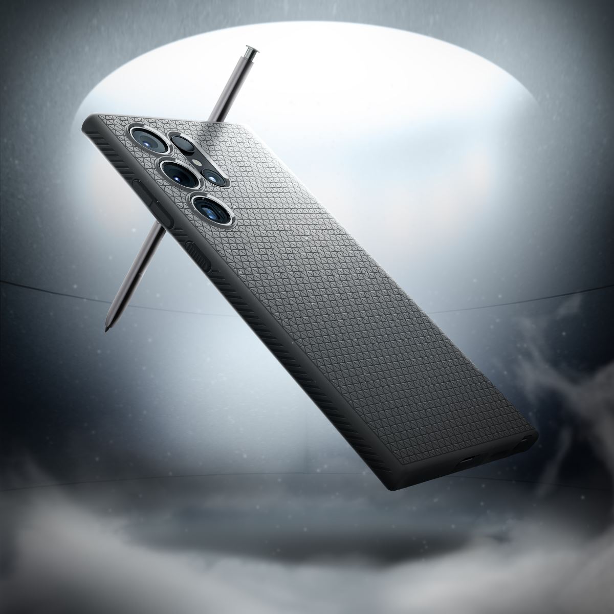 Spigen Liquid Air, granite gray - Samsung Galaxy S24 Ultra (14)