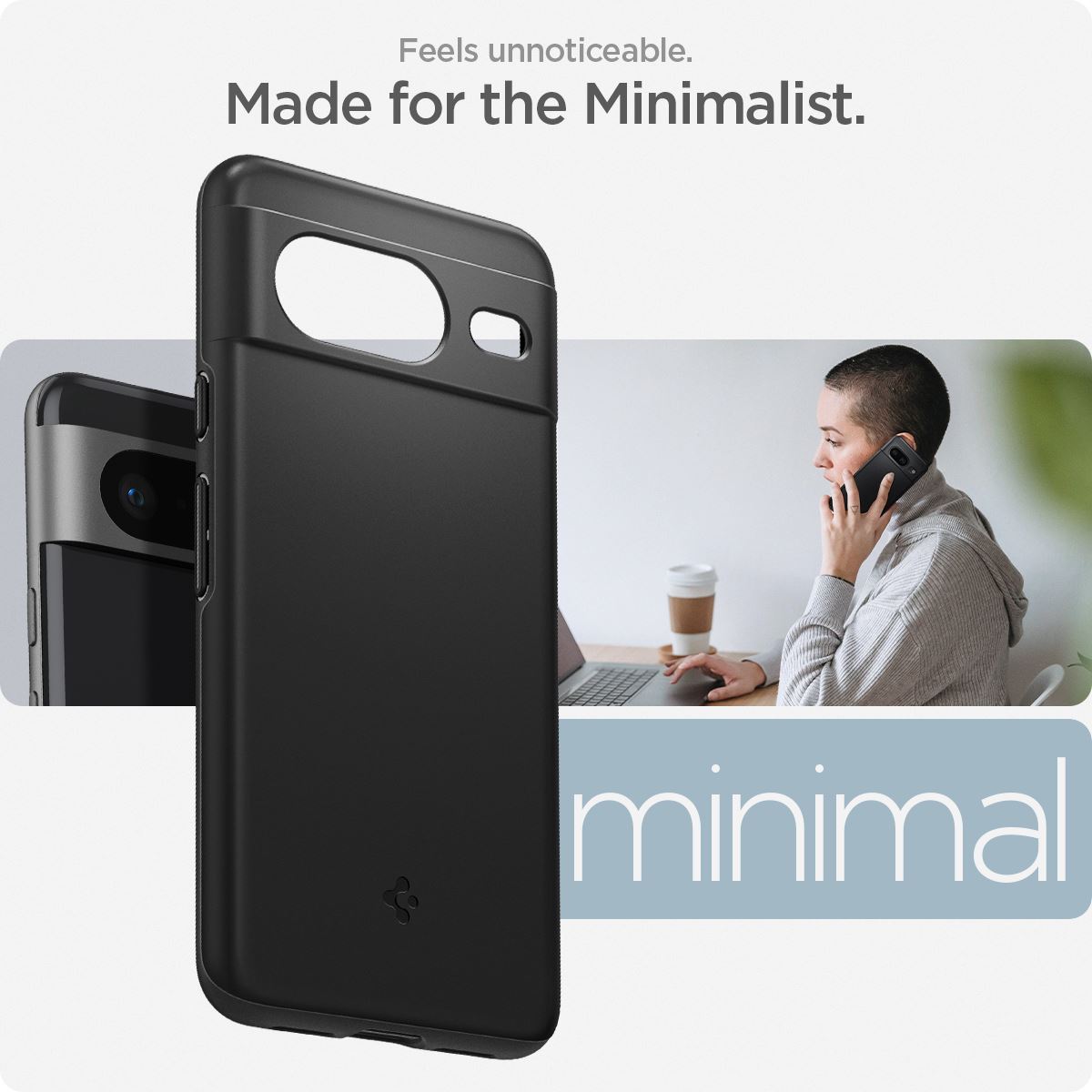 Spigen Thin Fit, black - Google Pixel 8 (13)