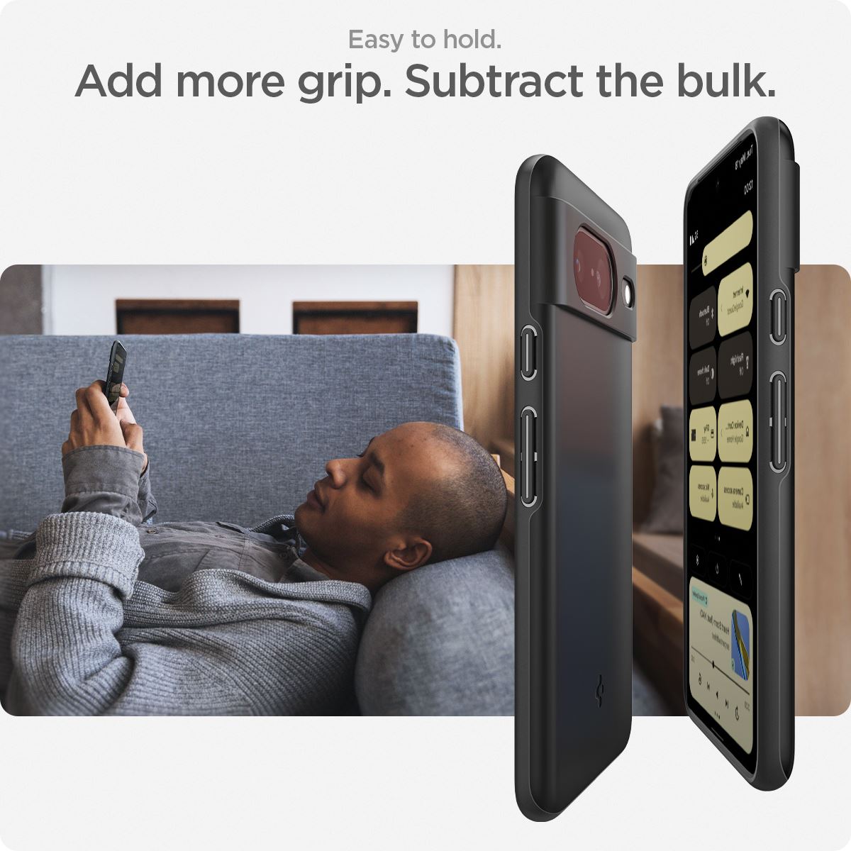 Spigen Thin Fit, black - Google Pixel 8 (14)