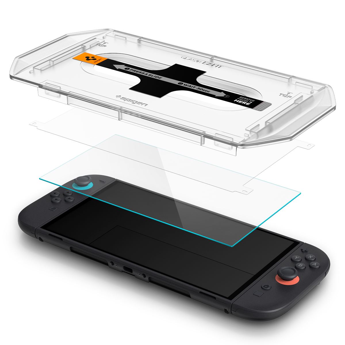 Spigen Glass tR EZ Fit 2 Pack - Nintendo Switch 2 (2)