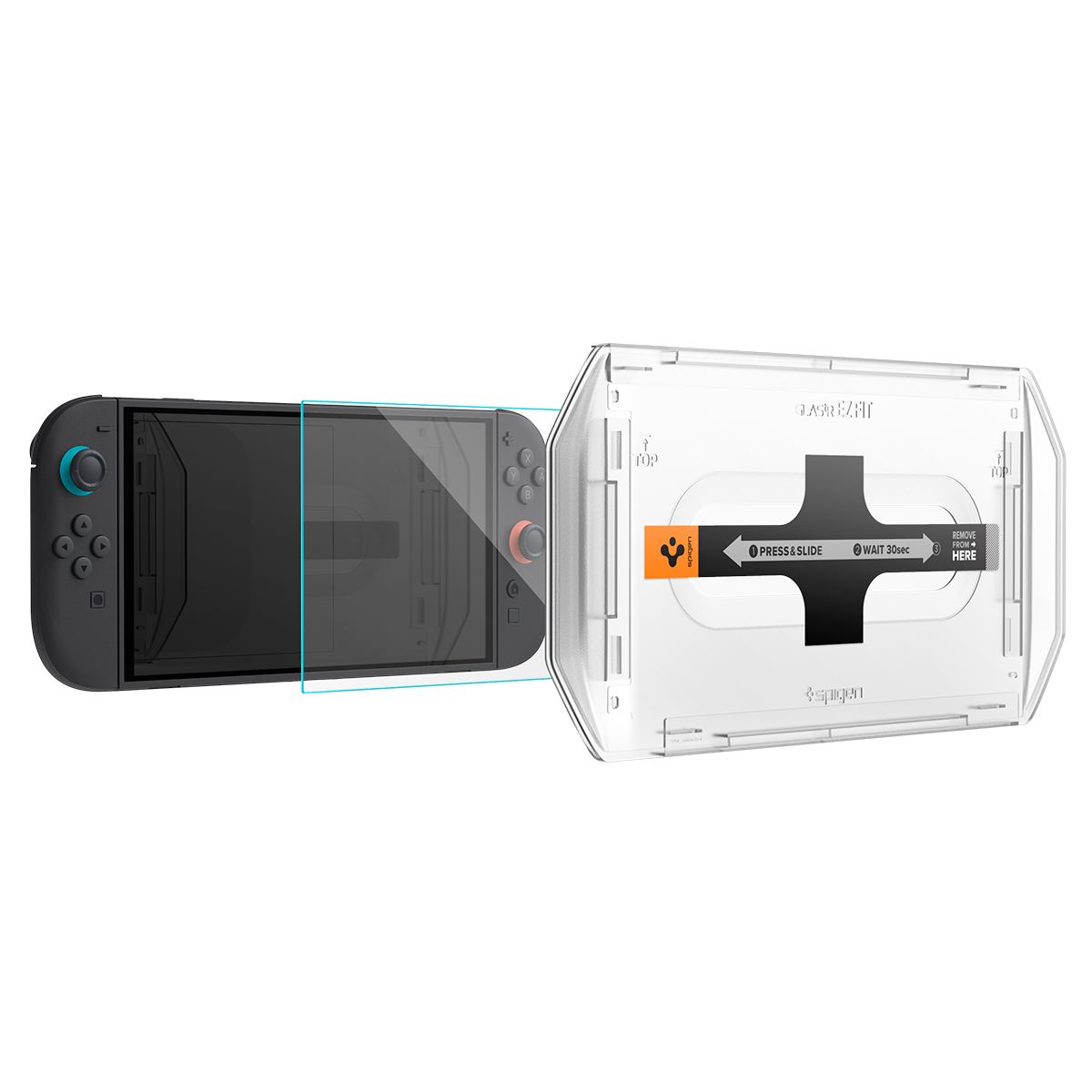 Spigen Glass tR EZ Fit 2 Pack - Nintendo Switch 2 (4)
