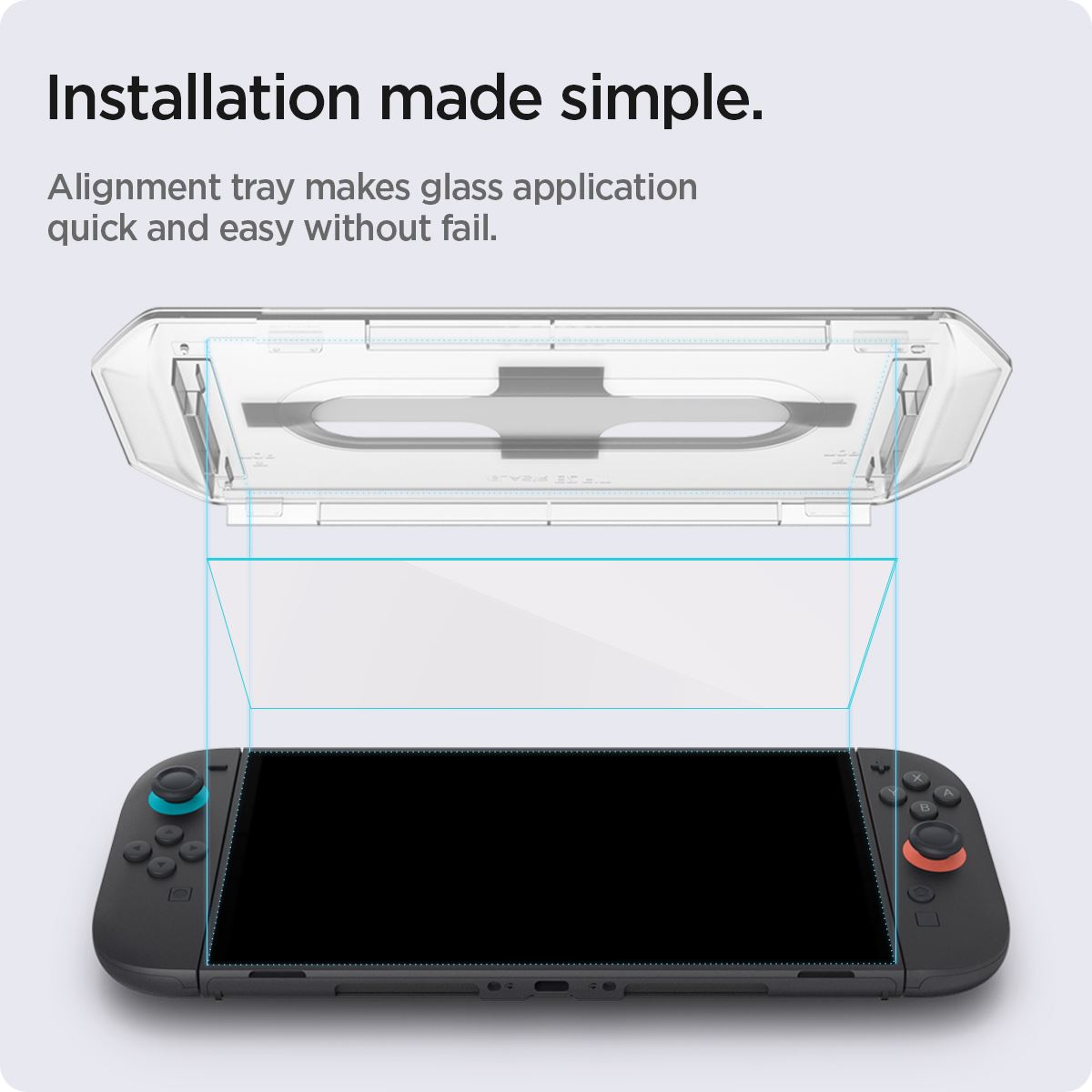 Spigen Glass tR EZ Fit 2 Pack - Nintendo Switch 2 (8)