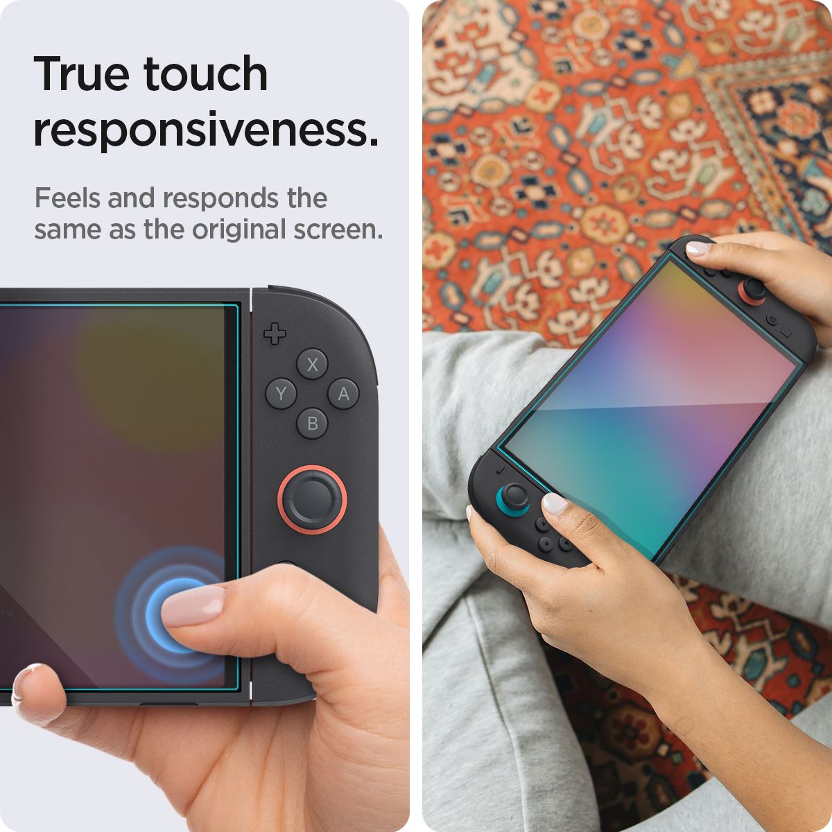 Spigen Glass tR EZ Fit 2 Pack - Nintendo Switch 2 (9)