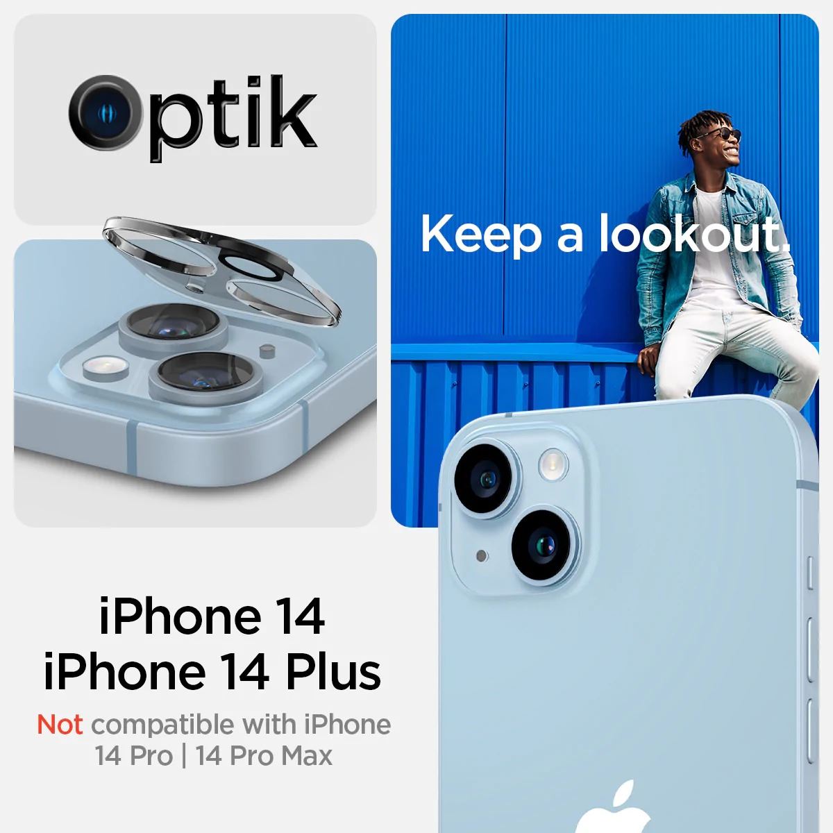 Spigen Glass Optik 2 Pack, clear - iPhone 14/iPhone 14 Plus (10)