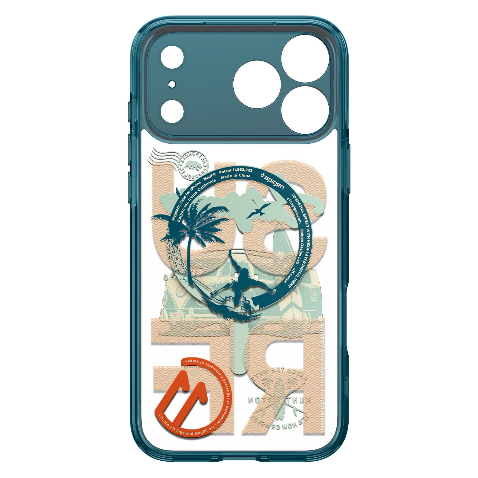 Spigen c11 Ultra Hybrid MagSafe, huntington - iPhone 17 Pro (4)