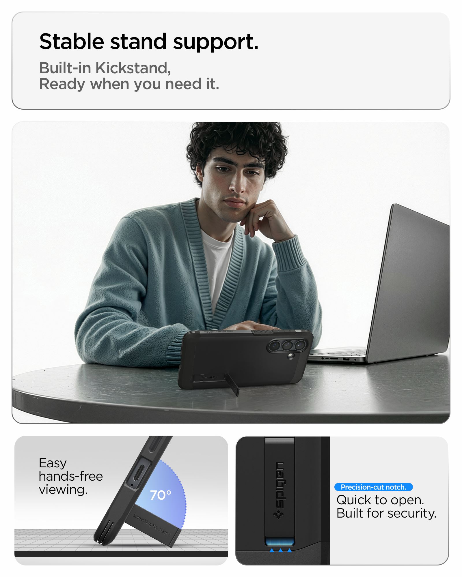 Spigen Tough Armor MagSafe, black - Samsung Galaxy S26+ (12)