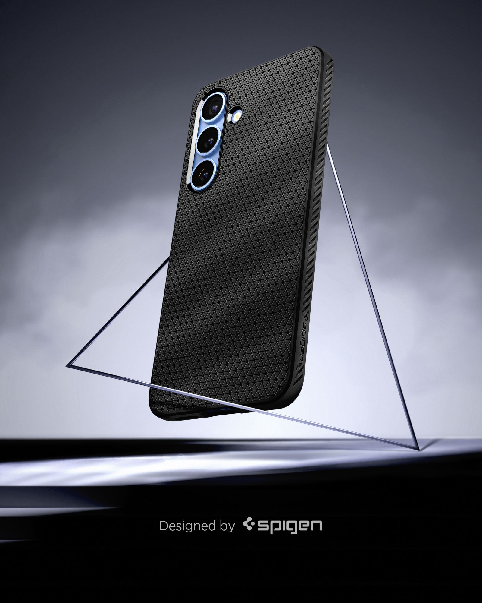 Spigen Liquid Air, matte black - Samsung Galaxy S25 (14)