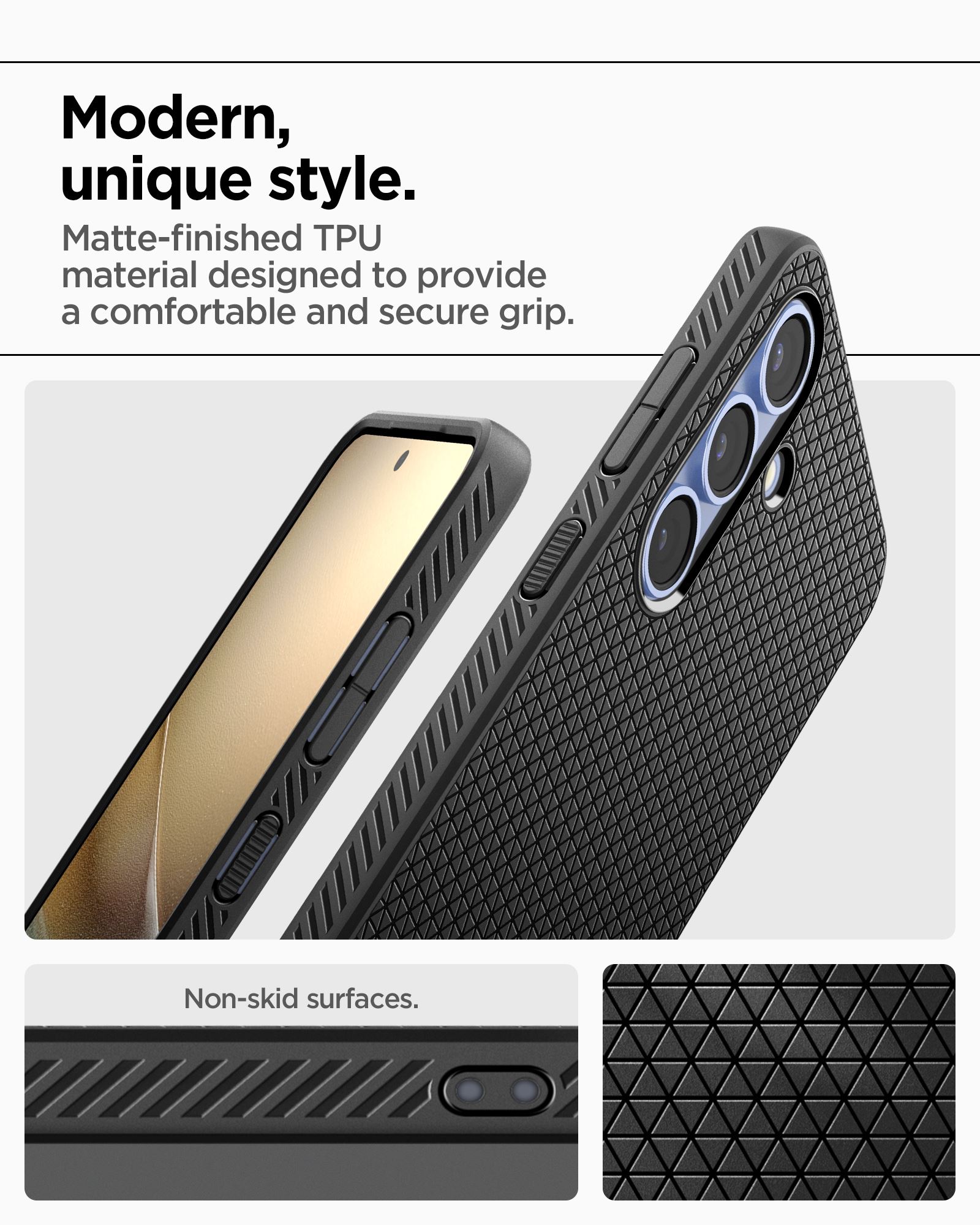 Spigen Liquid Air, matte black - Samsung Galaxy S25 (15)