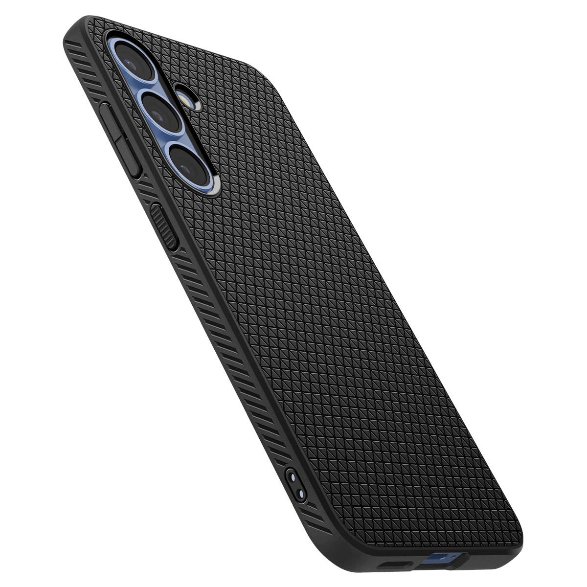 Spigen Liquid Air, matte black - Samsung Galaxy S25 (9)