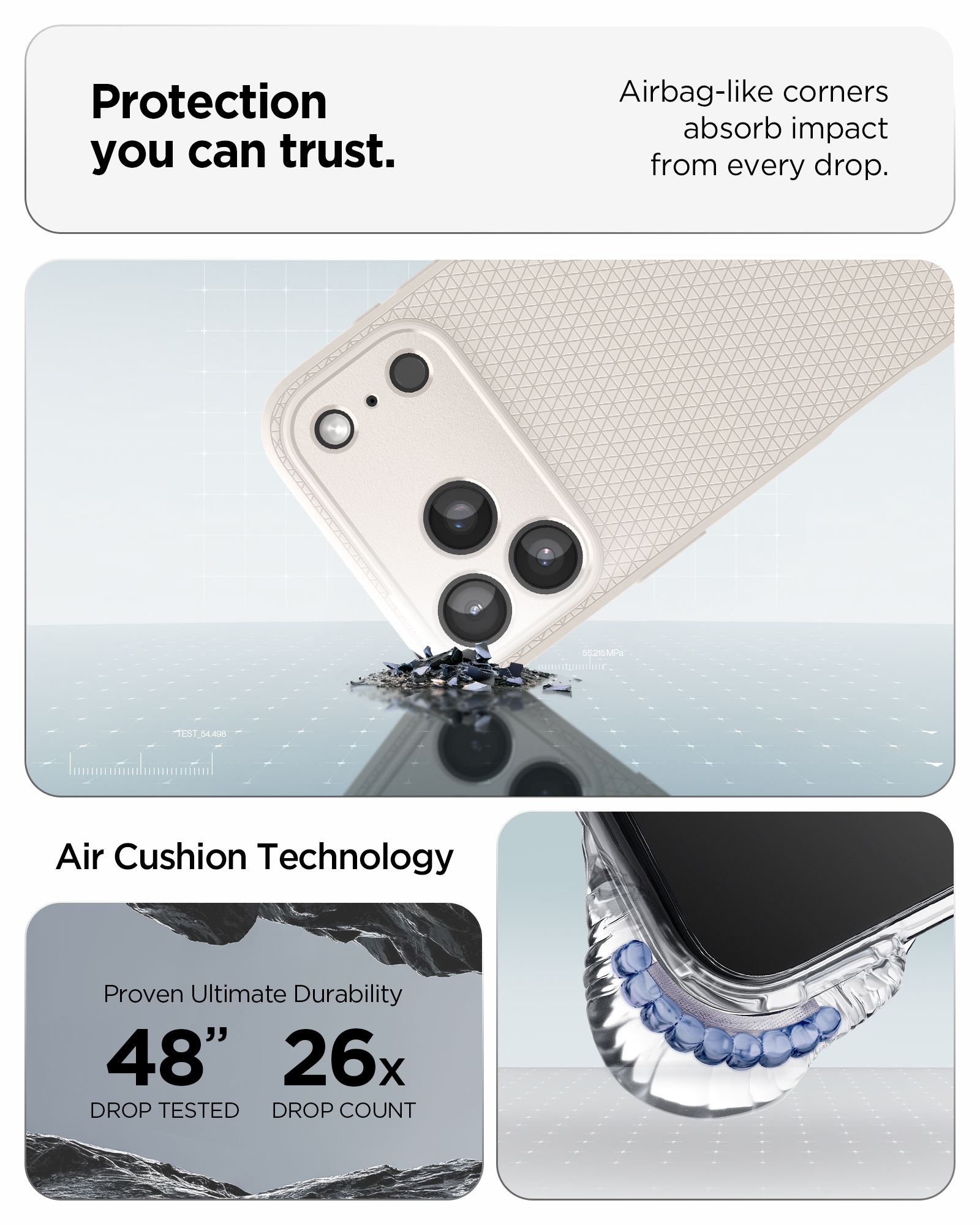 Spigen Liquid Air, natural titanium - iPhone 18 Pro Max/17 Pro Max (12)