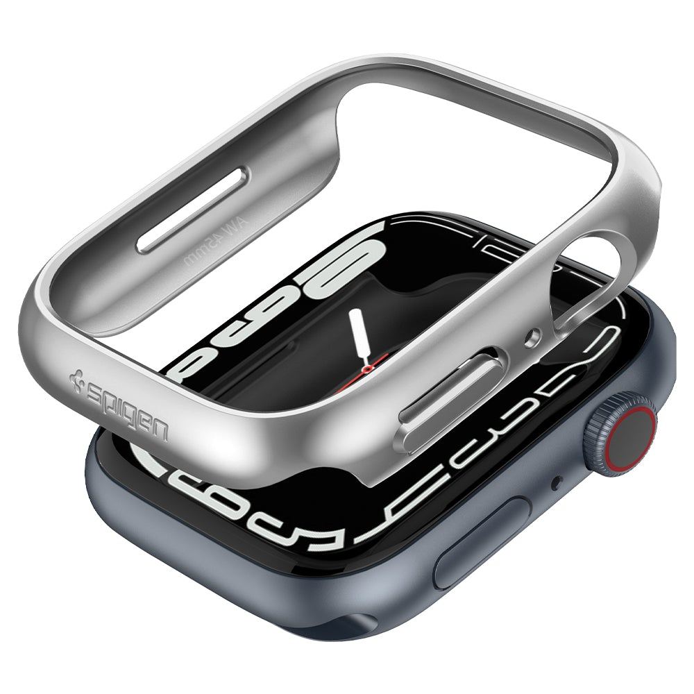 Spigen Thin Fit, graphite - Apple Watch 9/8/7 45mm (1)