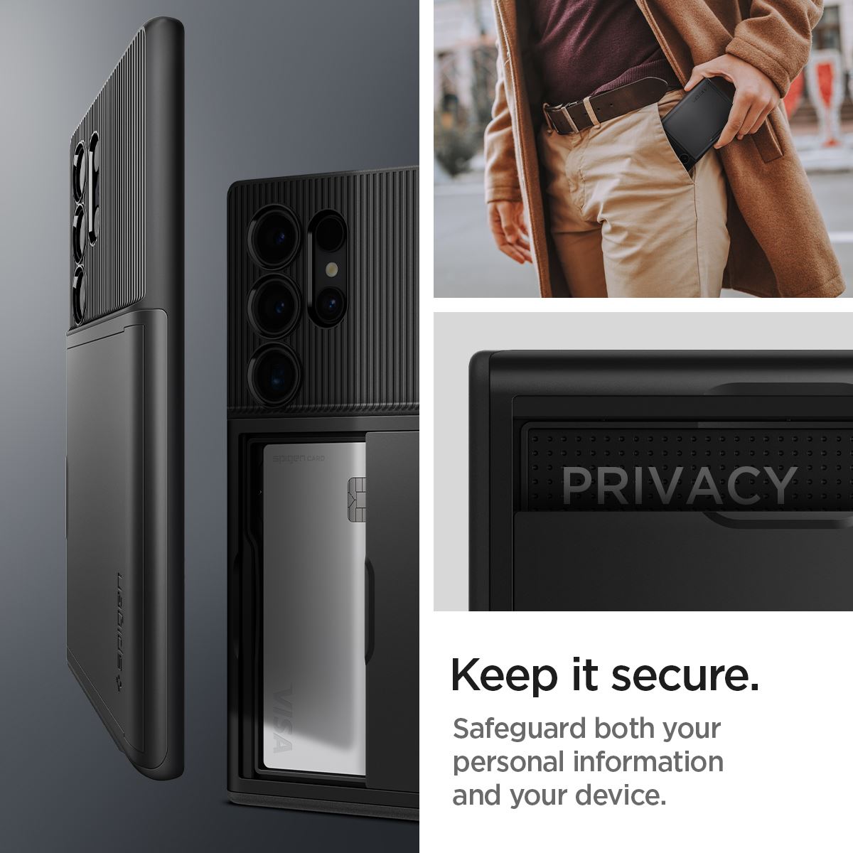 Spigen Slim Armor CS, black - Samsung Galaxy S24 Ultra (14)