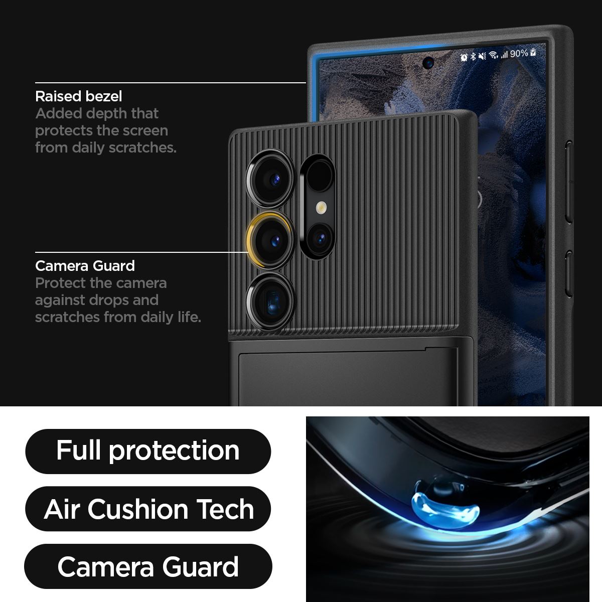 Spigen Slim Armor CS, black - Samsung Galaxy S24 Ultra (17)