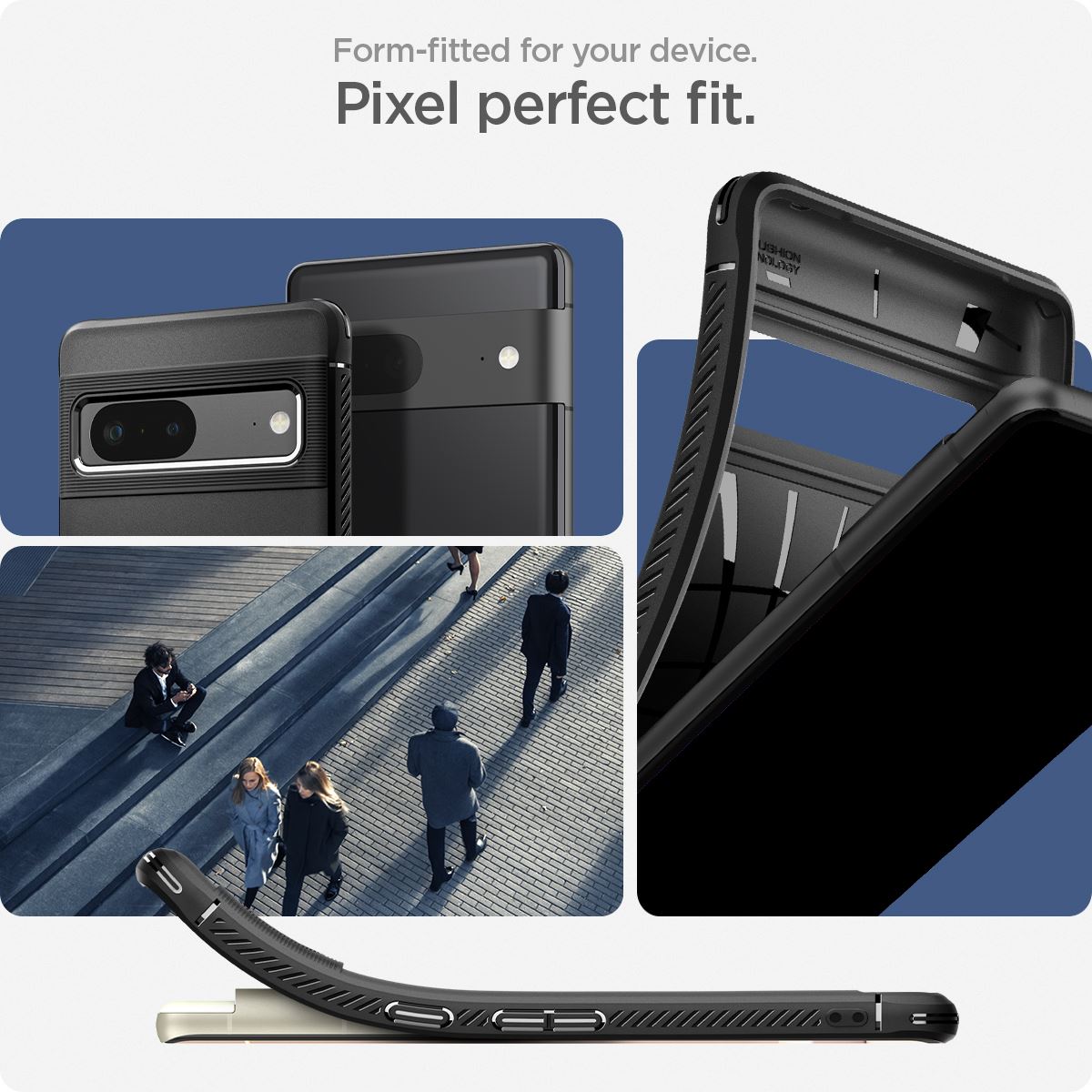 Spigen Rugged Armor, black - Google Pixel 7 (17)