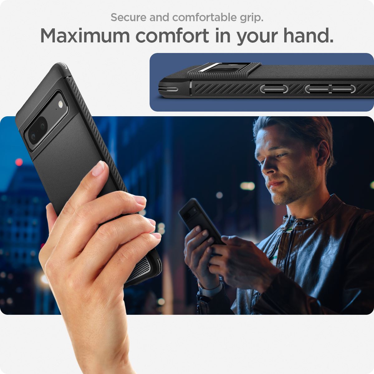 Spigen Rugged Armor, black - Google Pixel 7 (18)