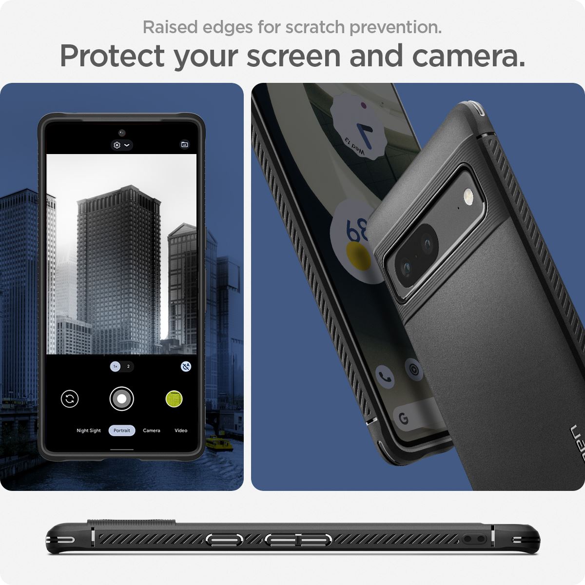 Spigen Rugged Armor, black - Google Pixel 7 (19)