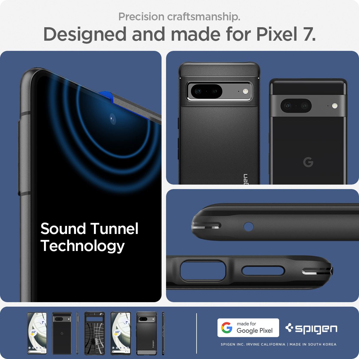 Spigen Rugged Armor, black - Google Pixel 7 (20)