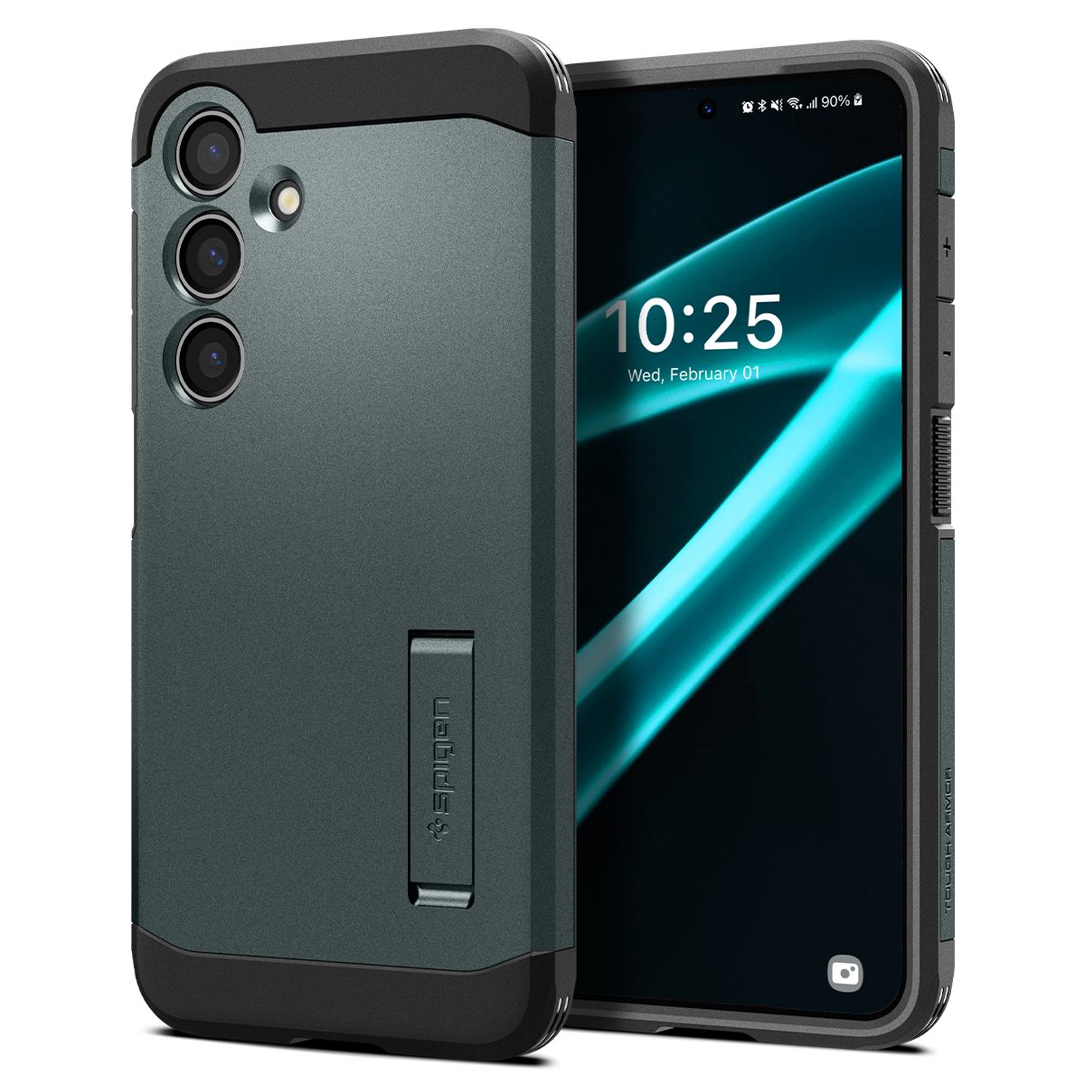 Spigen Tough Armor, abyss green - Samsung Galaxy S24+ (1)