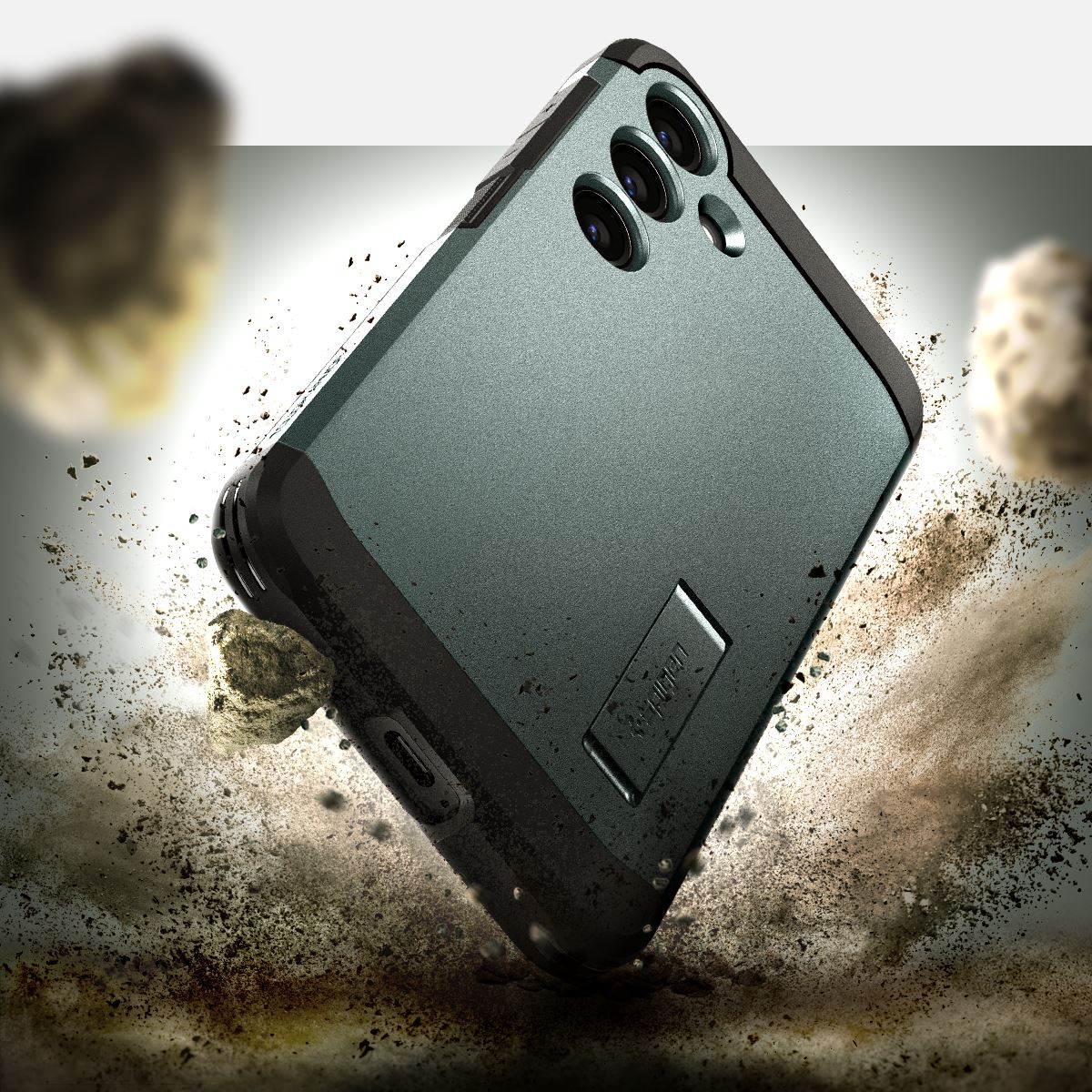 Spigen Tough Armor, abyss green - Samsung Galaxy S24+ (13)