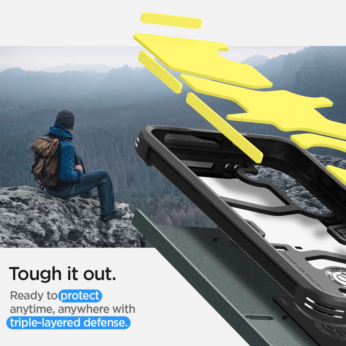 Spigen Tough Armor, abyss green - Samsung Galaxy S24+ (14)