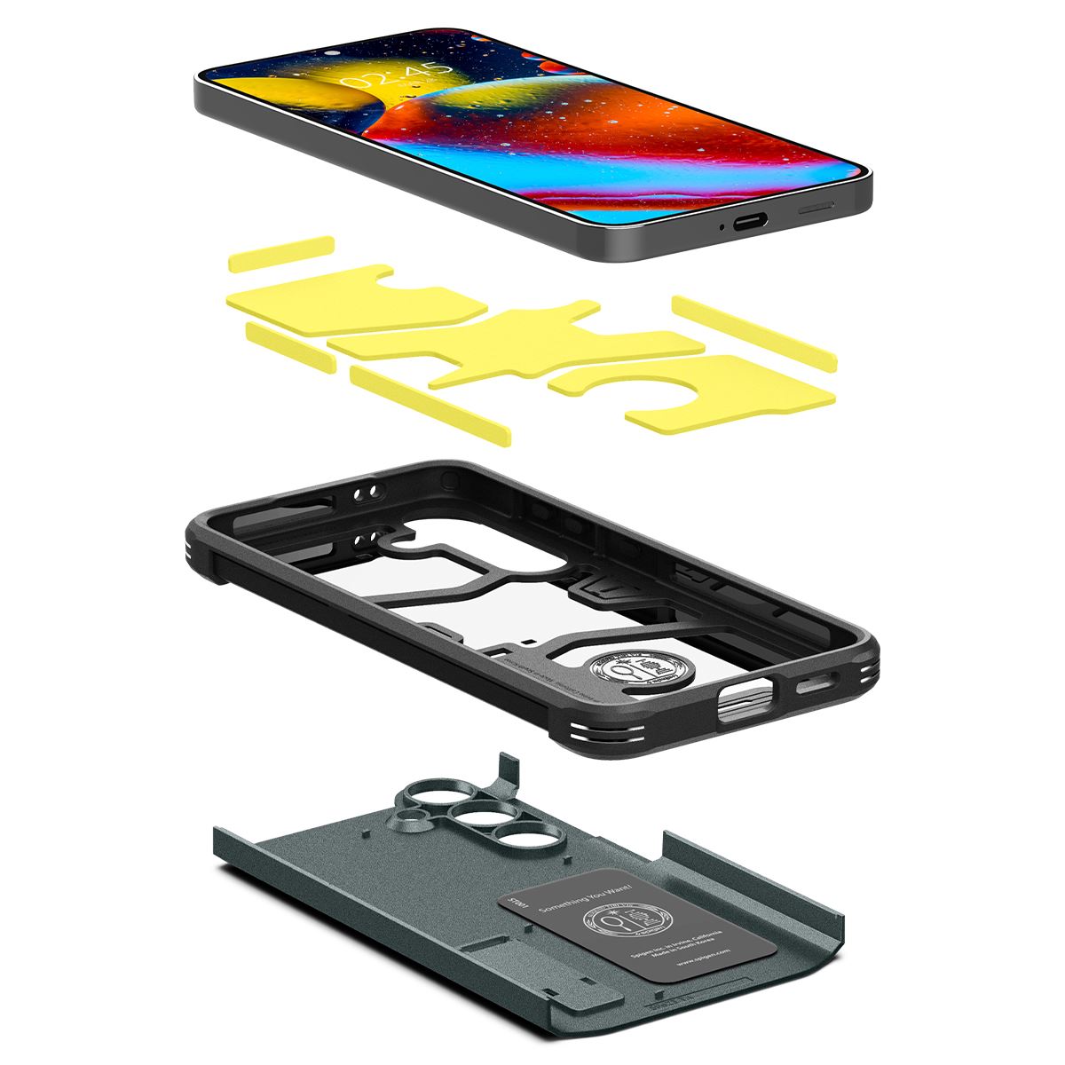 Spigen Tough Armor, abyss green - Samsung Galaxy S24+ (6)