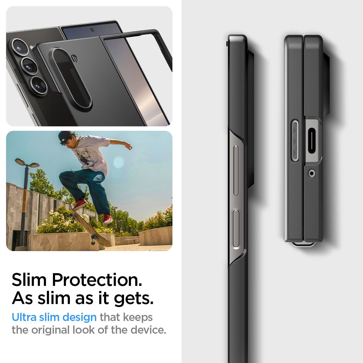 Spigen Air Skin, black - Samsung Galaxy Z Fold6 (10)