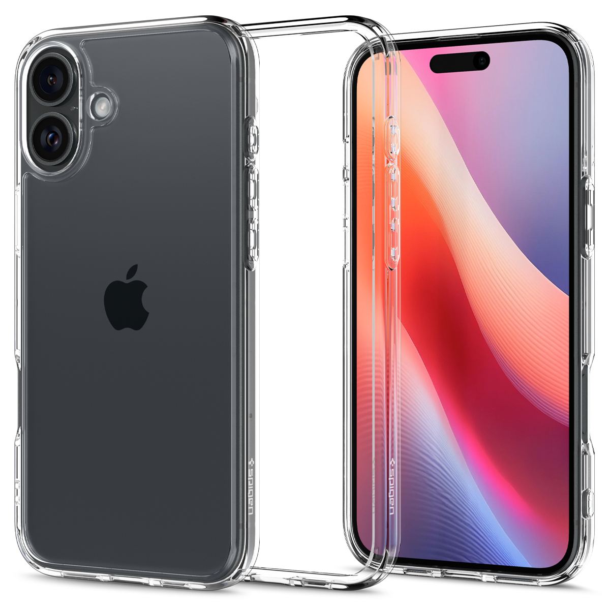 Spigen Crystal Hybrid, crystal clear - iPhone 16 Plus (1)