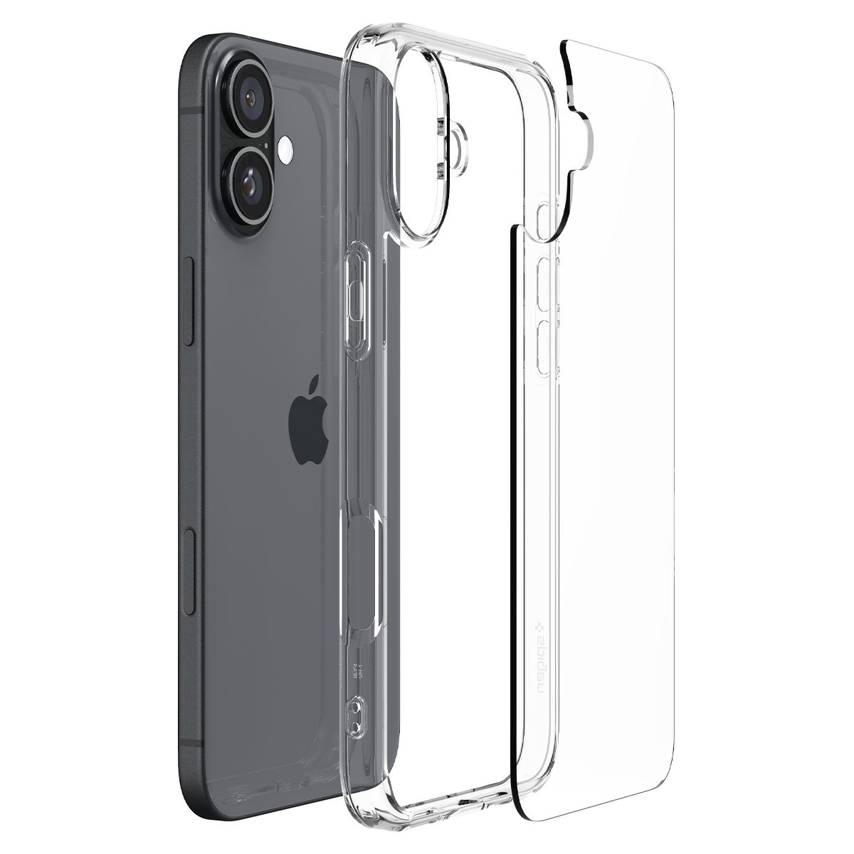 Spigen Crystal Hybrid, crystal clear - iPhone 16 Plus (7)