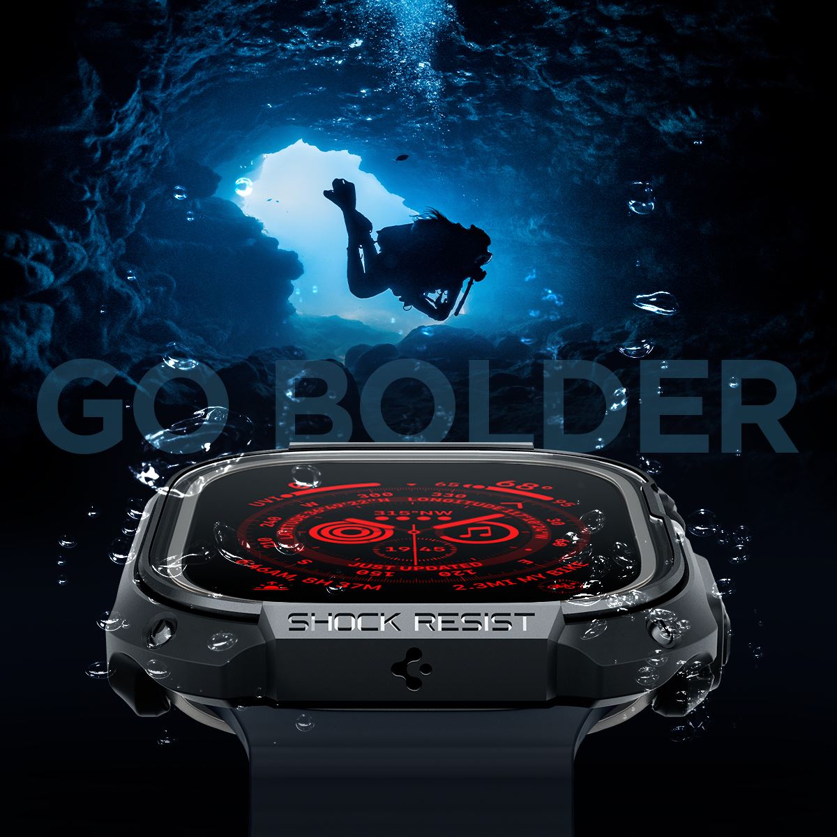 Spigen Tough Armor, black - Apple Watch Ultra 3/2/1 (11)