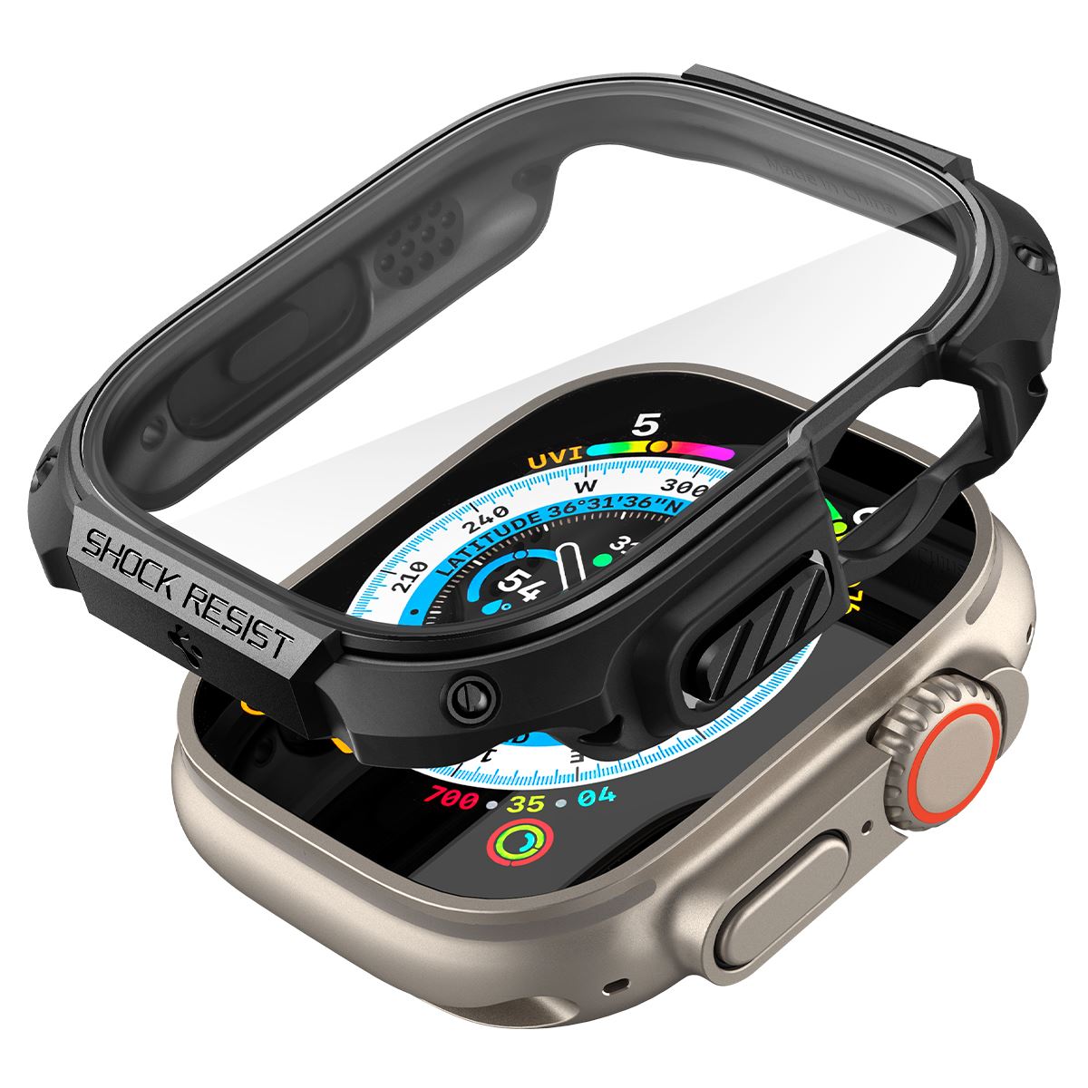 Spigen Tough Armor, black - Apple Watch Ultra 3/2/1 (2)