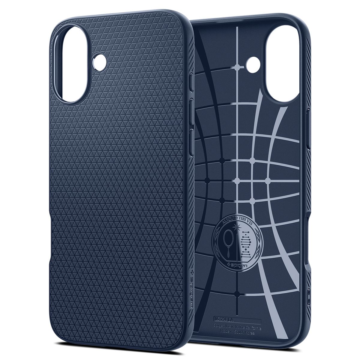 Spigen Liquid Air, navy blue - iPhone 16 Plus