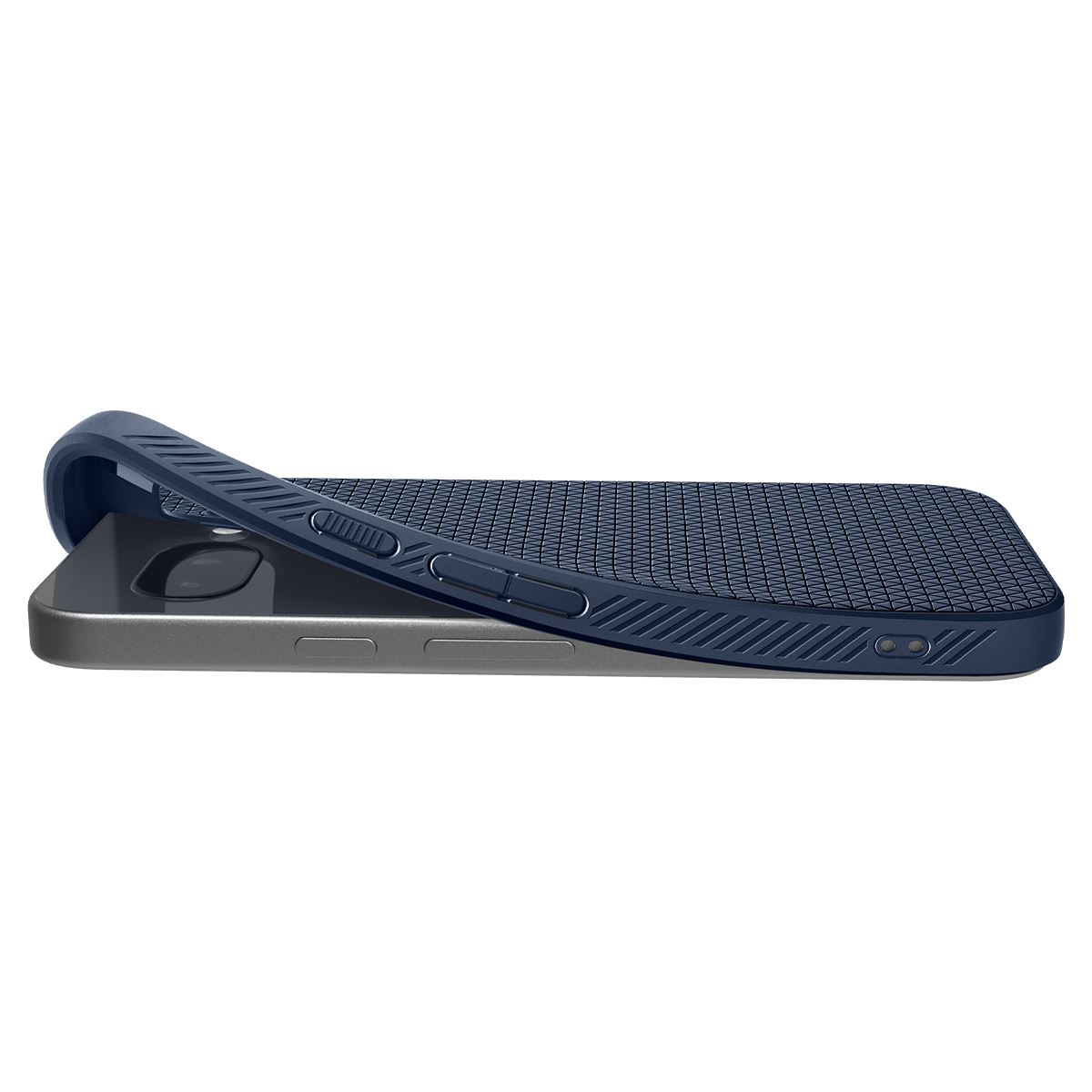 Spigen Liquid Air, navy blue - Google Pixel 9a (11)