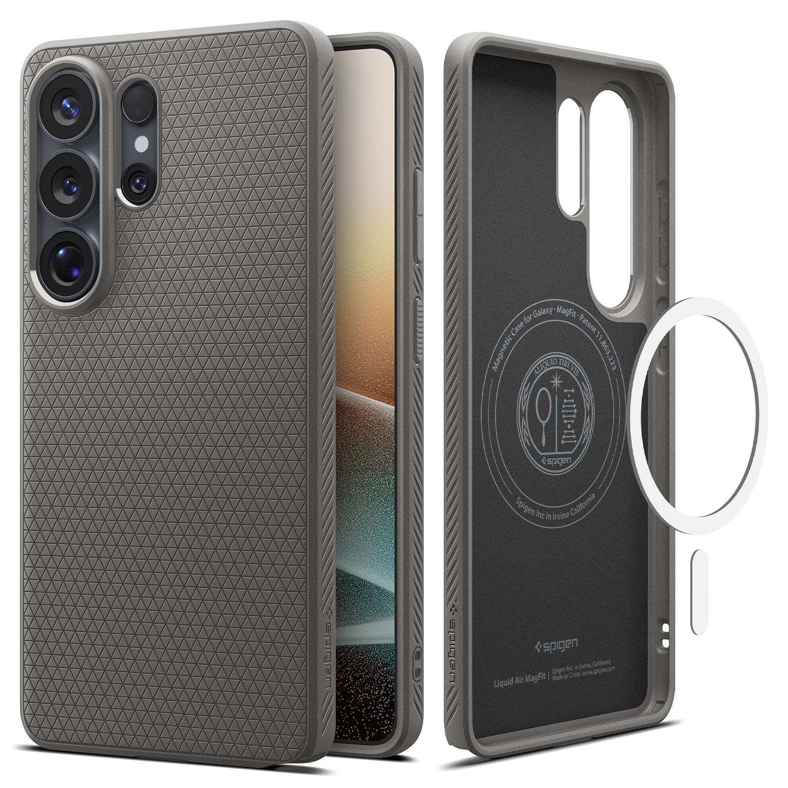 Spigen Liquid Air MagSafe, marble gray - Samsung Galaxy S26 Ultra (1)