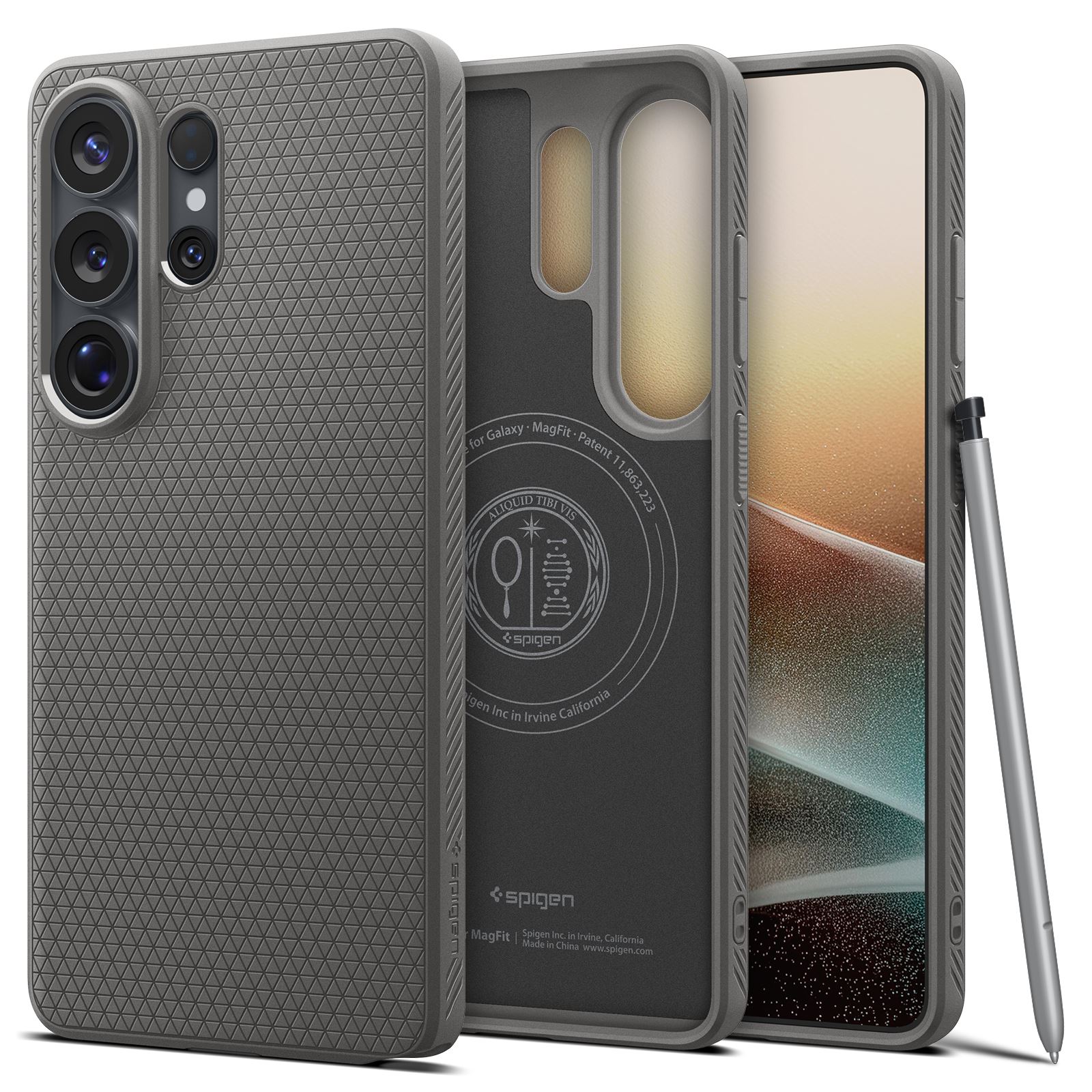 Spigen Liquid Air MagSafe, marble gray - Samsung Galaxy S26 Ultra (2)