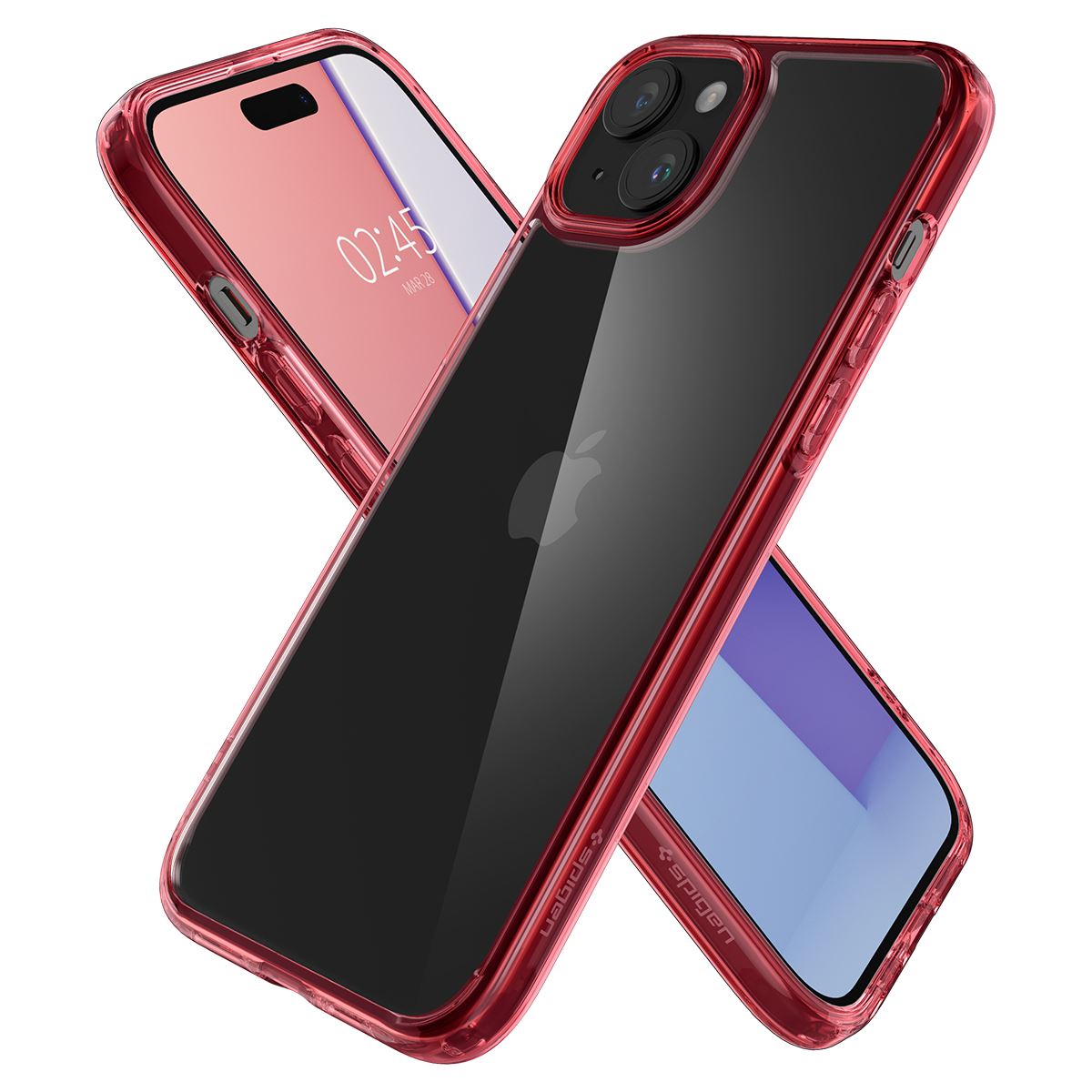 Spigen Ultra Hybrid, red crystal - iPhone 15 Plus (7)
