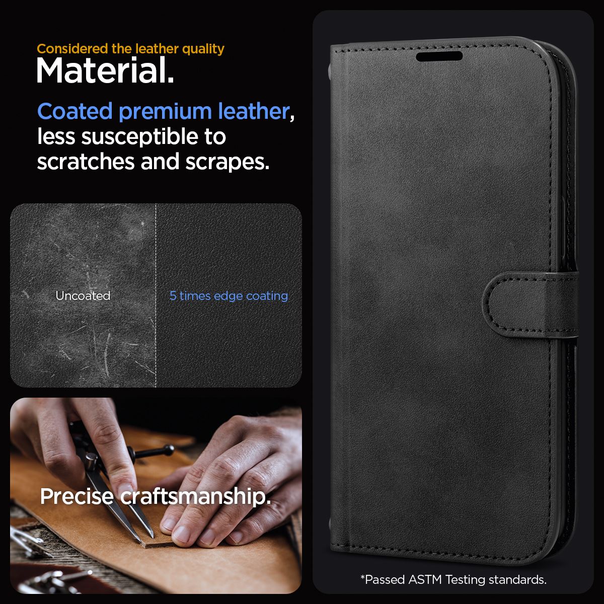 Spigen Wallet S Pro, black - iPhone 15 Pro Max (12)
