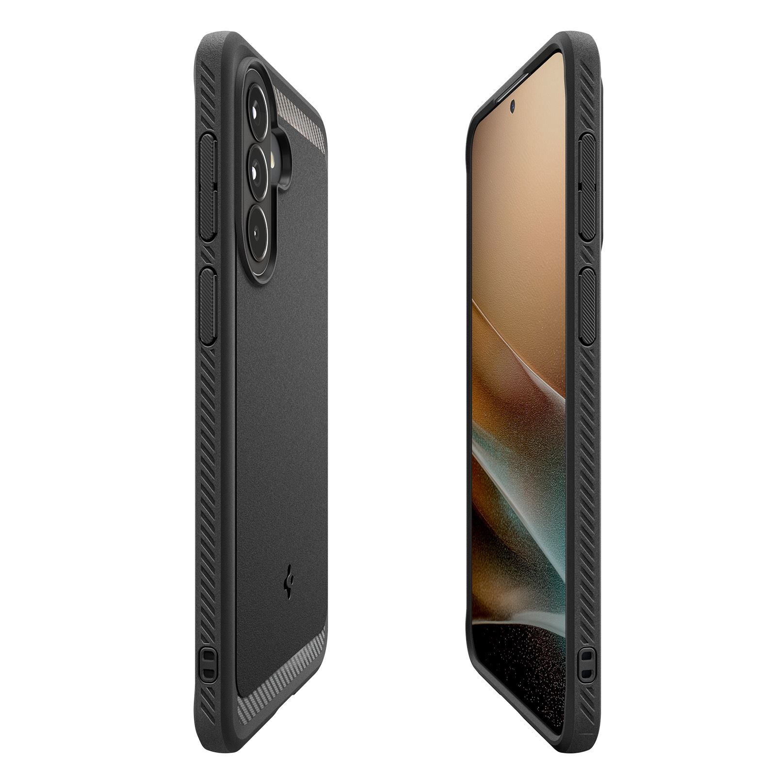 Spigen Rugged Armor, matte black - Samsung Galaxy A57 5G (7)