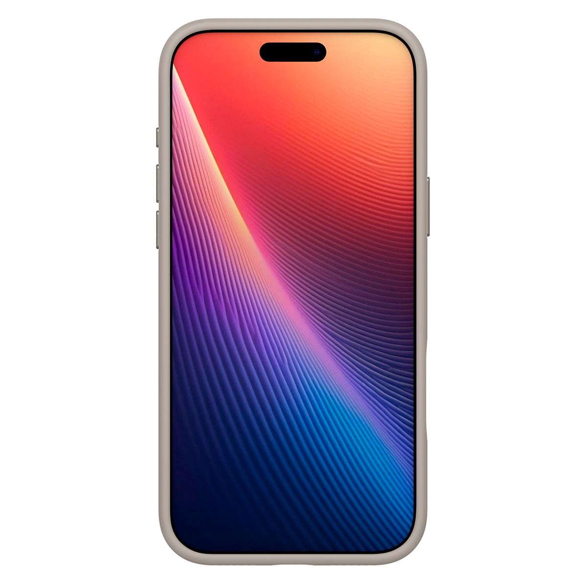 Spigen Silicone Fit MagSafe, stone - iPhone 17 Pro Max (4)