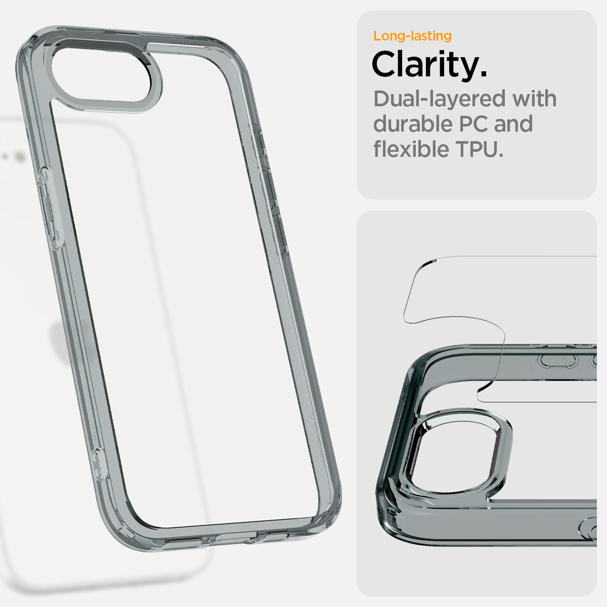 Spigen Ultra Hybrid, space crystal - iPhone 16e (13)
