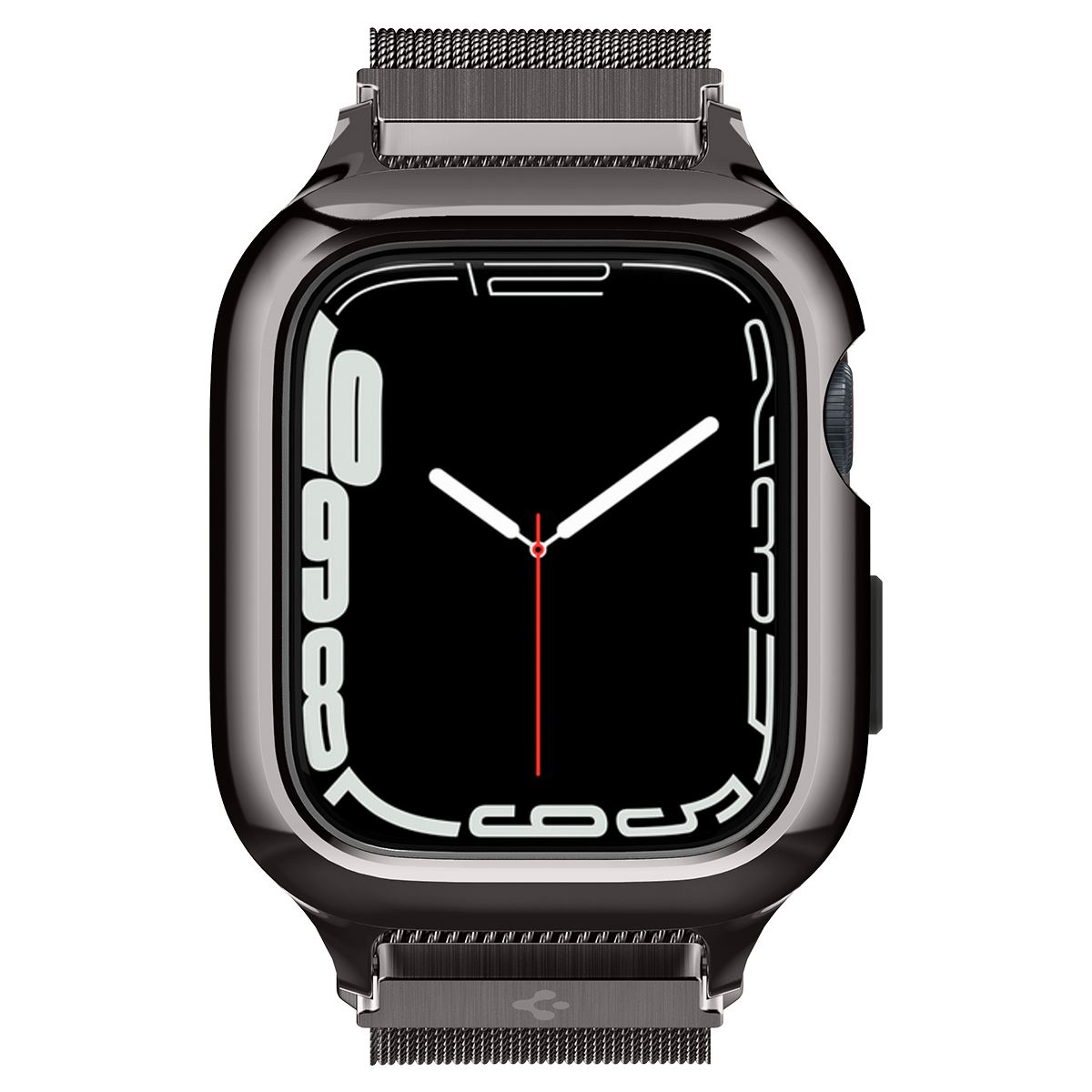 Spigen Metal Fit Pro, graphite - Apple Watch 9/8/7 45mm (2)