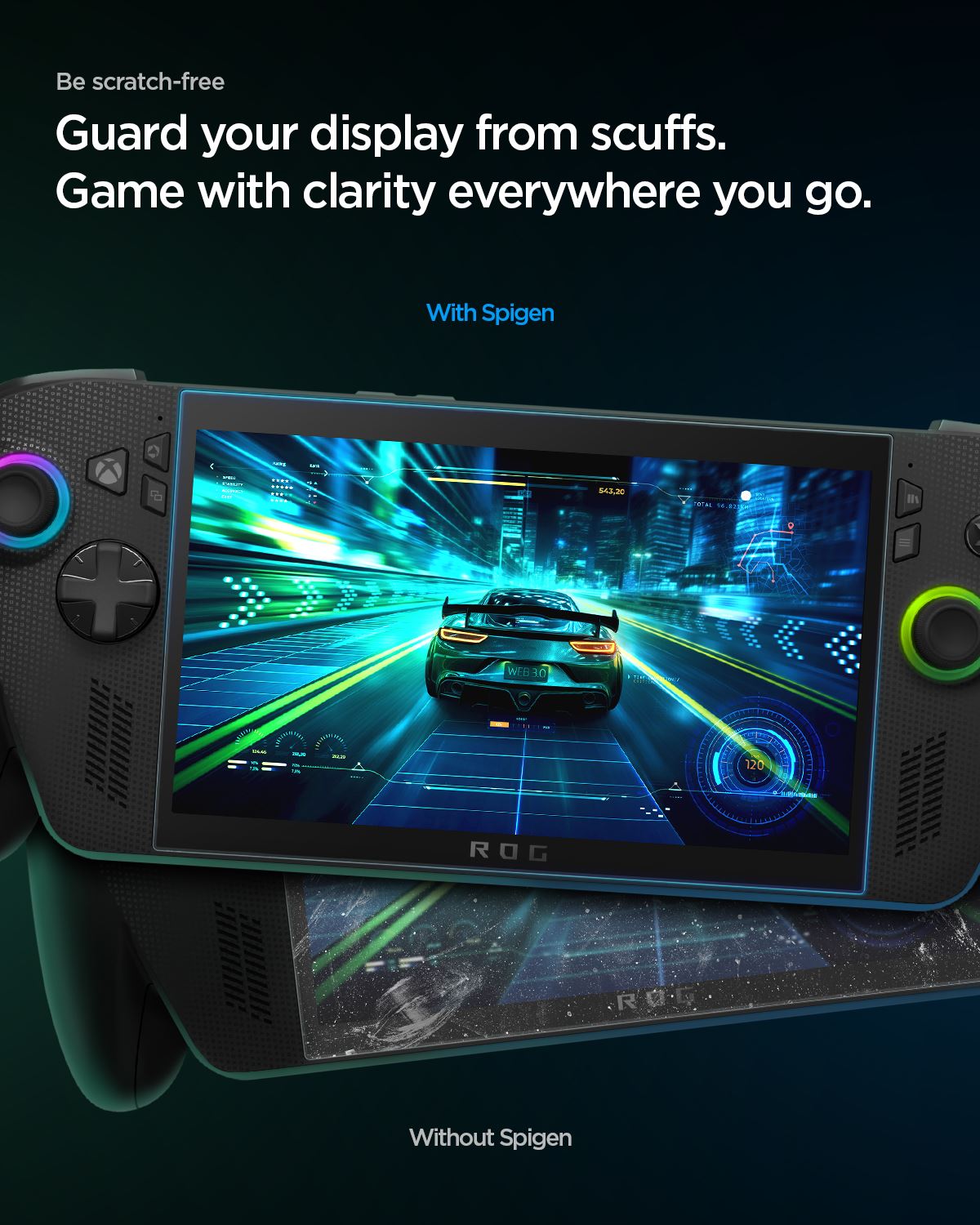 Spigen Glass tR Slim 2 Pack - ROG Xbox Ally X/Xbox Ally/ROG Ally X/ROG Ally/MSI Claw 7 AI+ (7)