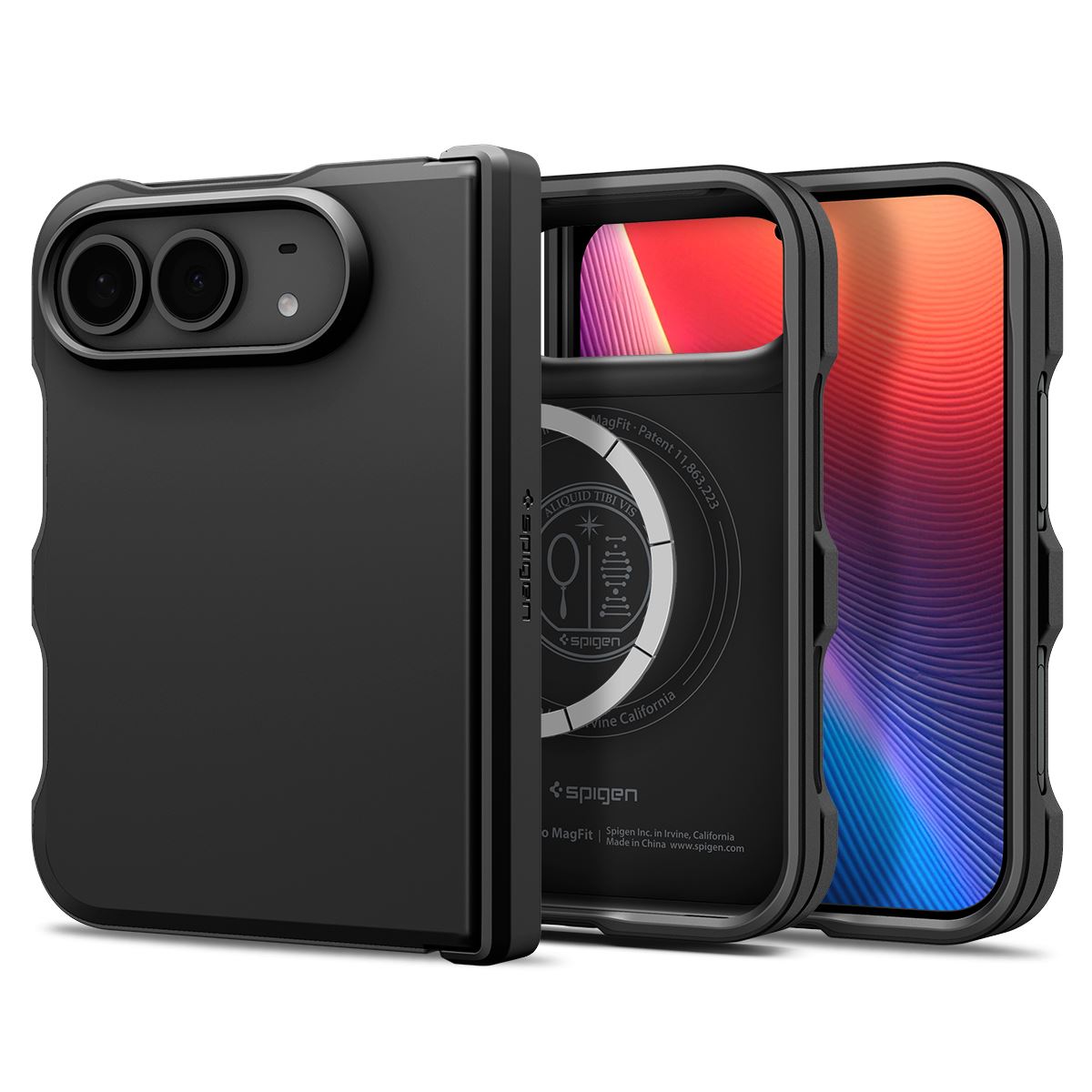 Spigen Tough Armor Pro MagSafe, black - iPhone Duo (1)