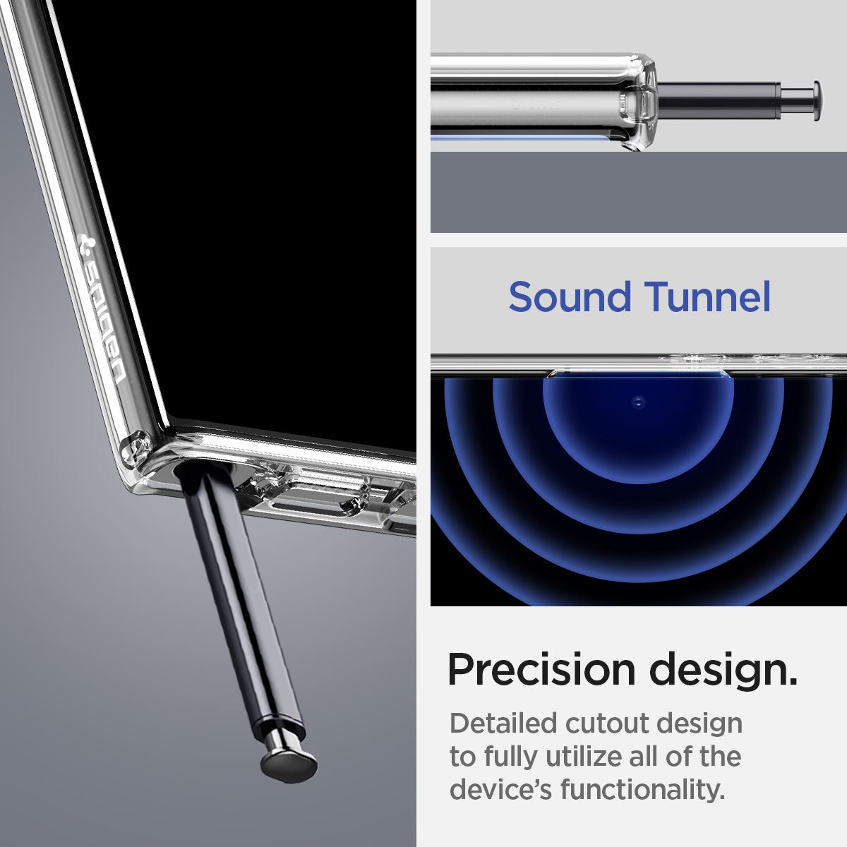 Spigen Liquid Crystal, crystal clear - Samsung Galaxy S22 Ultra (11)